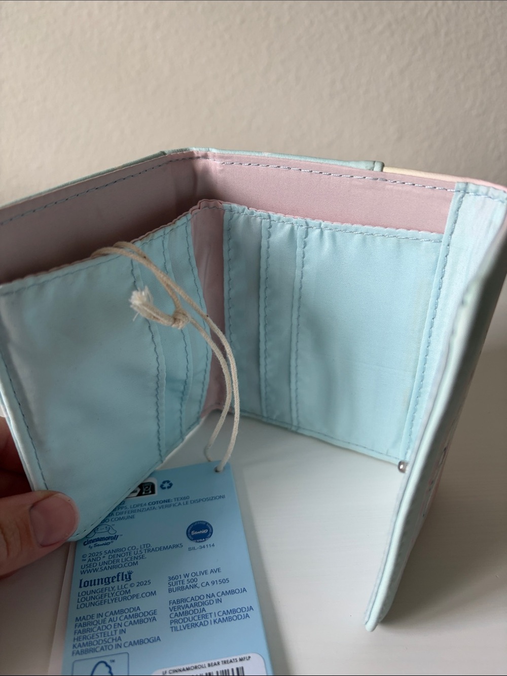 Loungefly Sanrio Cinnamoroll Wallet - Picture 5 of 6